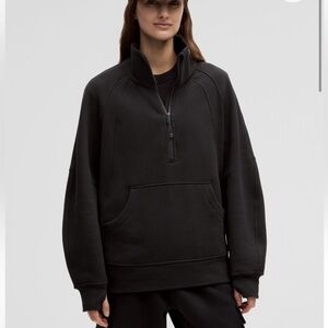 Scuba Oversized Half Zip Funnel Neck M/L